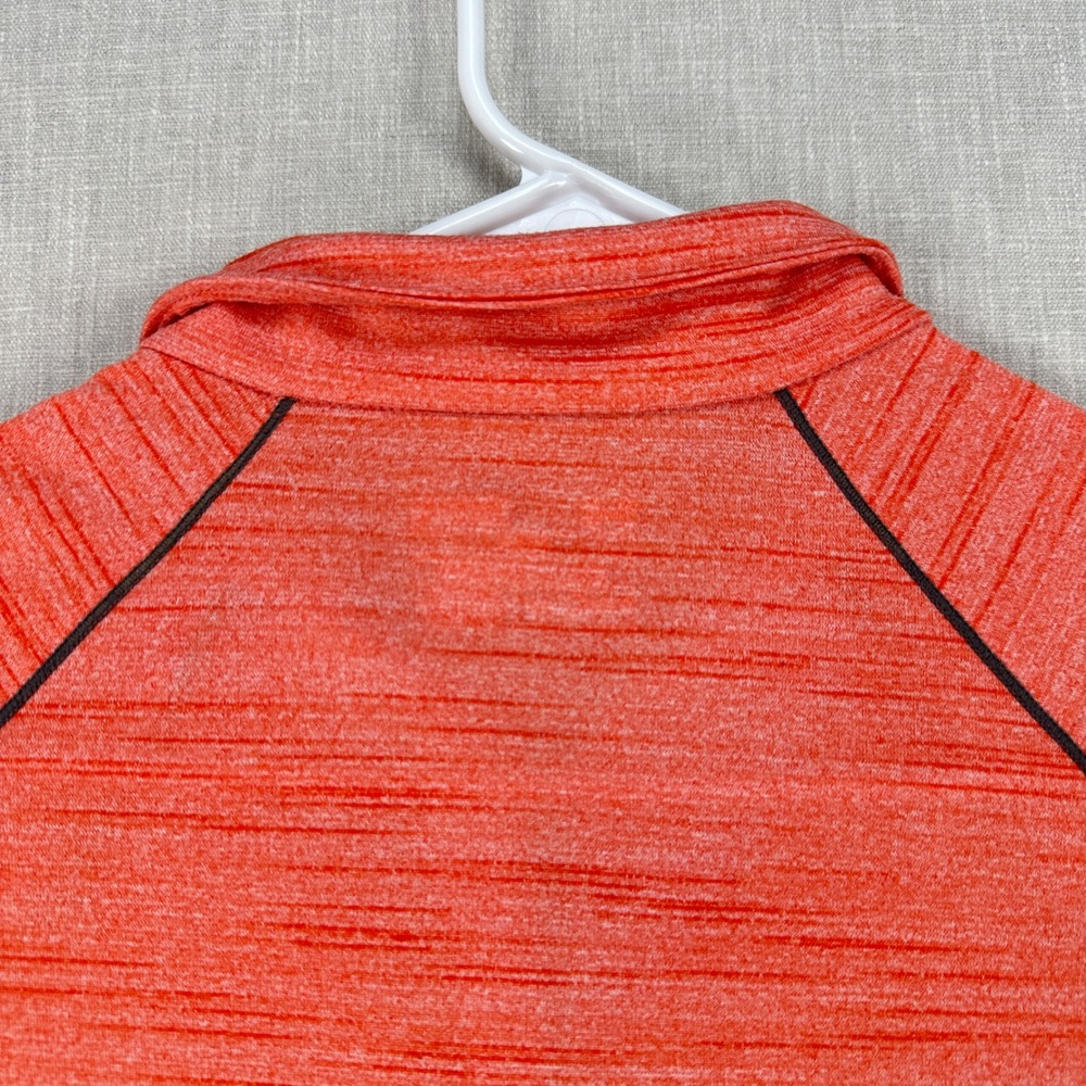 SF Giants Under Armour Quarter Zip Fitted Pullover Top Women Size Medium Orange - Picture 5 of 10